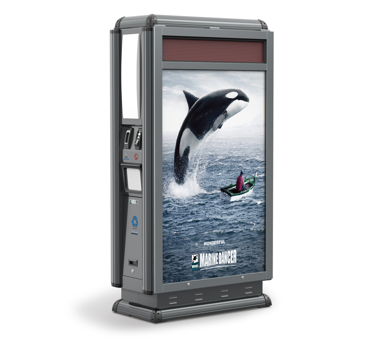 WF-04系列廣告垃圾箱 WF-04系列廣告垃圾箱